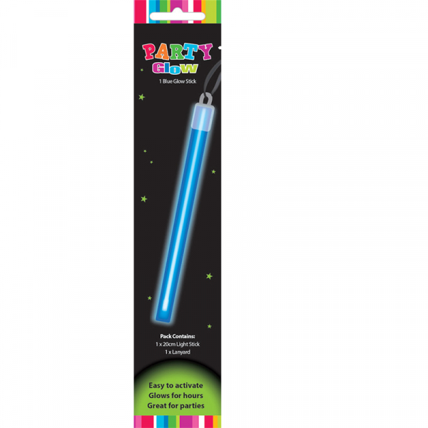 Glow Stick With Lanyard Blue