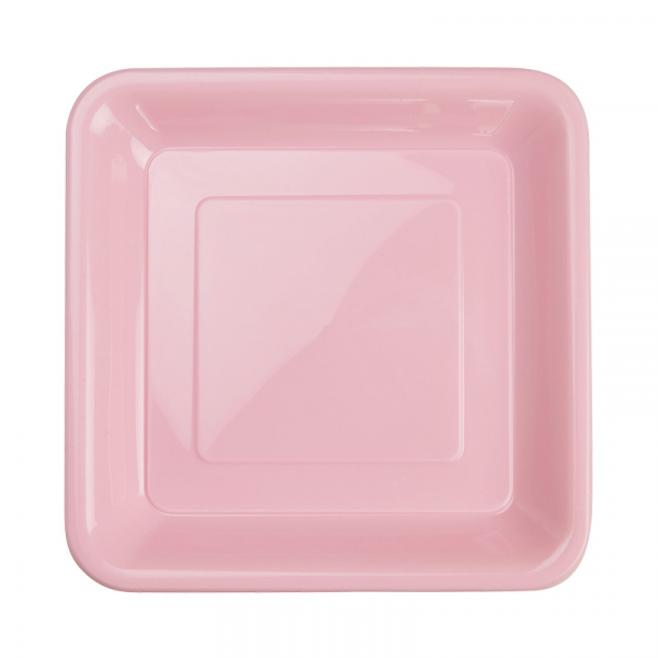 Five Star Square Snack Plate 18cm Classic Pink 20PK