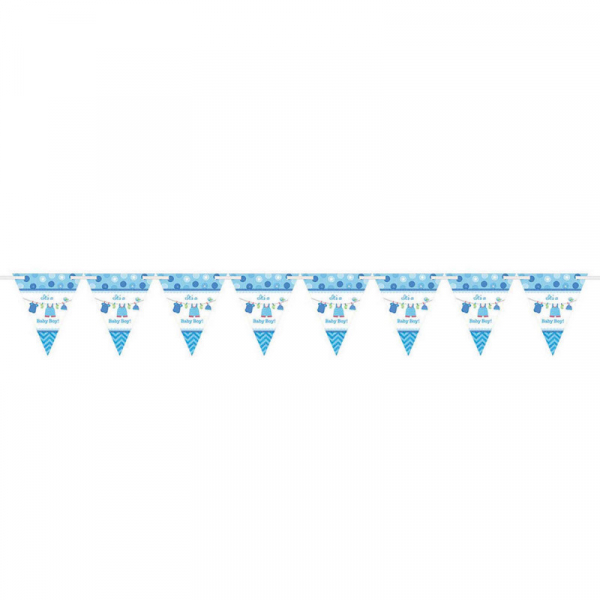 Shower with Love Boy Pennant Banner
