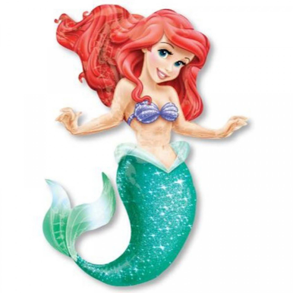 Airwalker The Little Mermaid Ariel Inflated with Helium