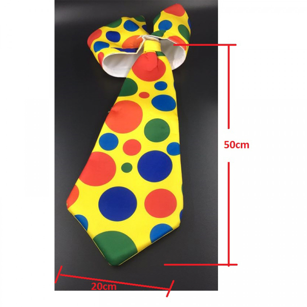 Jumbo Clown Tie With Collar