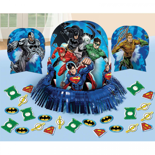 Justice League Table Decorating Kit 23PK