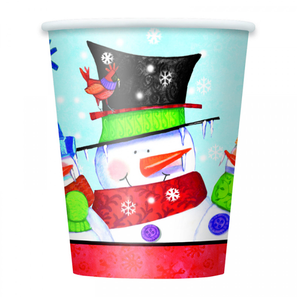 Snowman Buddies Cup 8PK