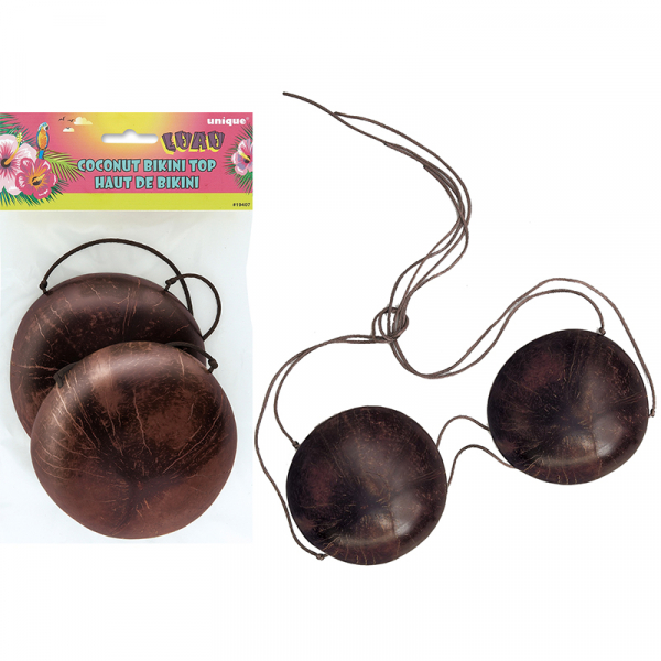 Luau Hula Coconut Bikini Top