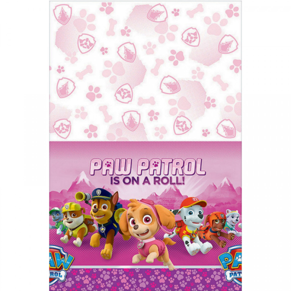 Paw Patrol Girl Plastic Tablecover