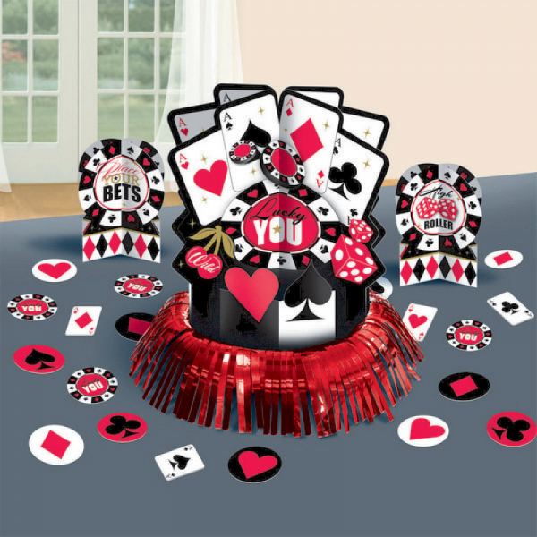 Place Your Bets Table Decorations Kit 23PK