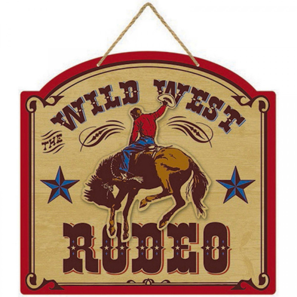 Western Deluxe MDF Sign