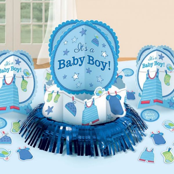 Shower with Love Boy Table Decorations Kit 23PK