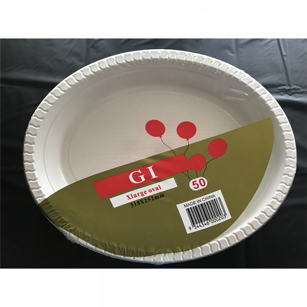 Extra Large Oval Plates 50PK