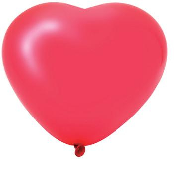 Heart Shaped Latex Balloon 20PK