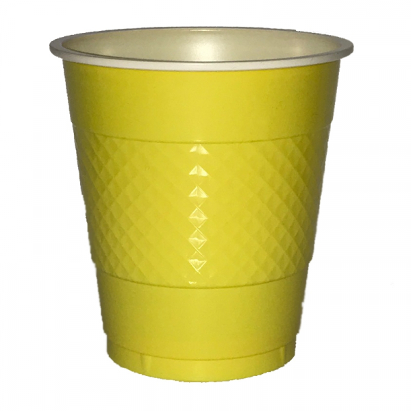 Five Star Cup 355ml Canary Yellow 20PK