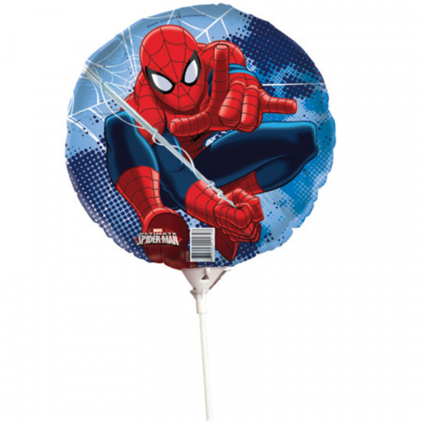 Spiderman Foil Balloon On Stick