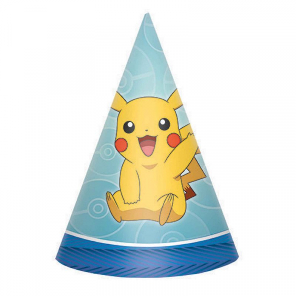 Pokemon Core Cone Hat Paper 8PK