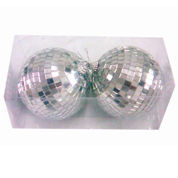 Disco Mirror Balls 10cm 2PK