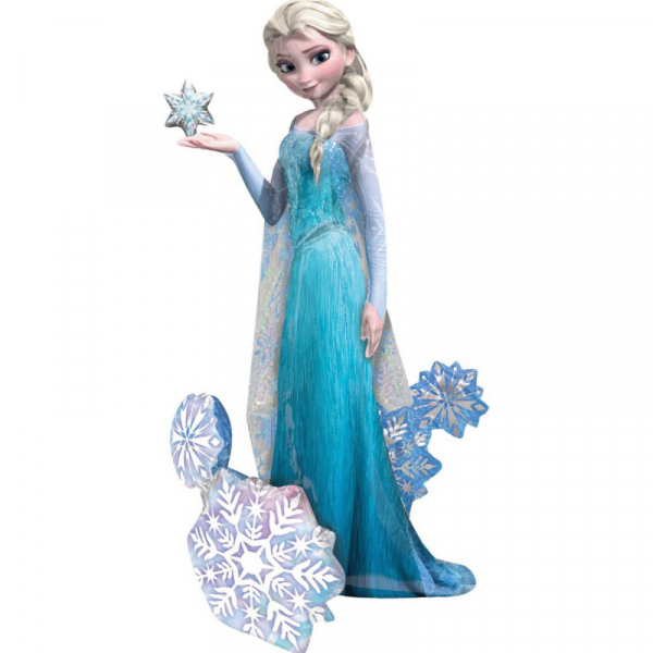 Airwalker Frozen Elsa the Snow Queen Inflated with Helium
