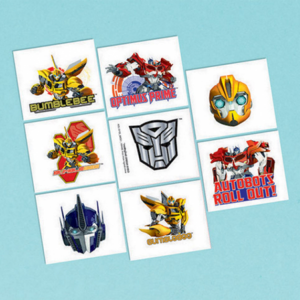 Transformers Core Tattoo Favors 8PK