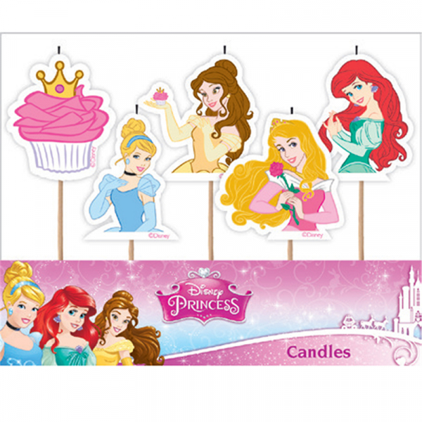Disney Princess Candles 5PK