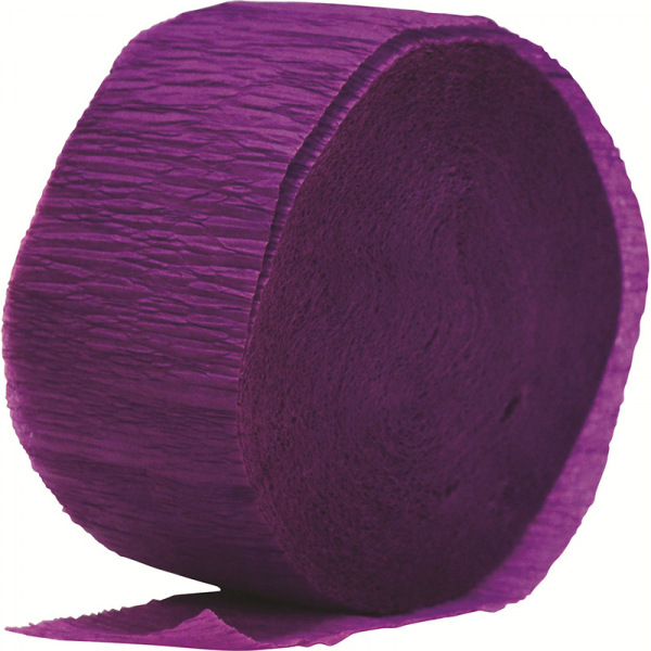 Crepe Paper Streamer 24M Purple