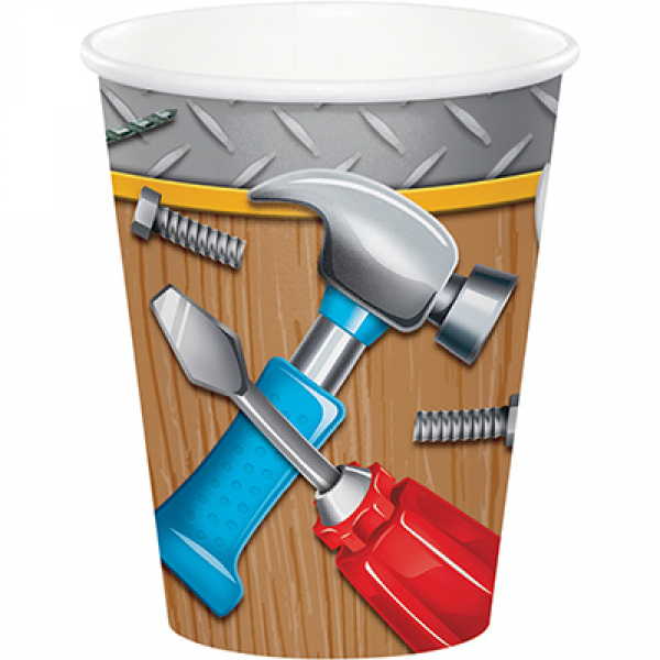 Handyman Tools Cups Paper 266ml 8PK