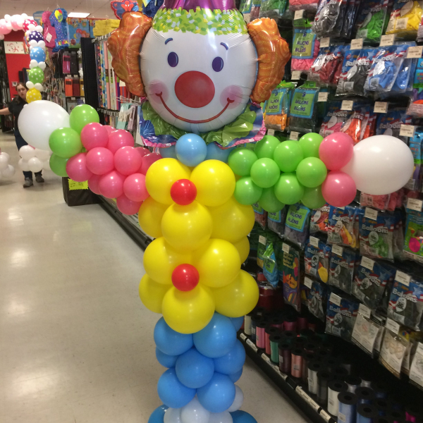 Balloon Column Clown Small