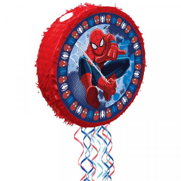 Spiderman Pop-Out Pull String Pinata