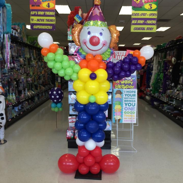 Balloon Column Clown Large