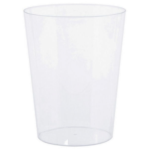 Cylinder Container Plastic Clear Medium