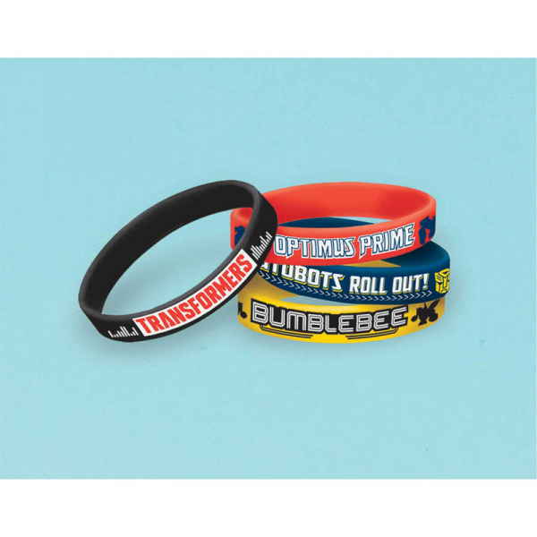 Transformers Core Rubber Bracelets Favors 6PK