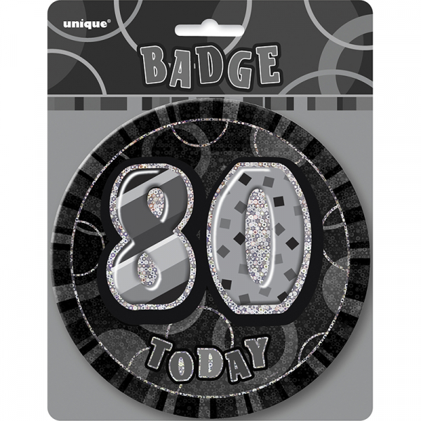 Glitz Birthday Black Badge 80th
