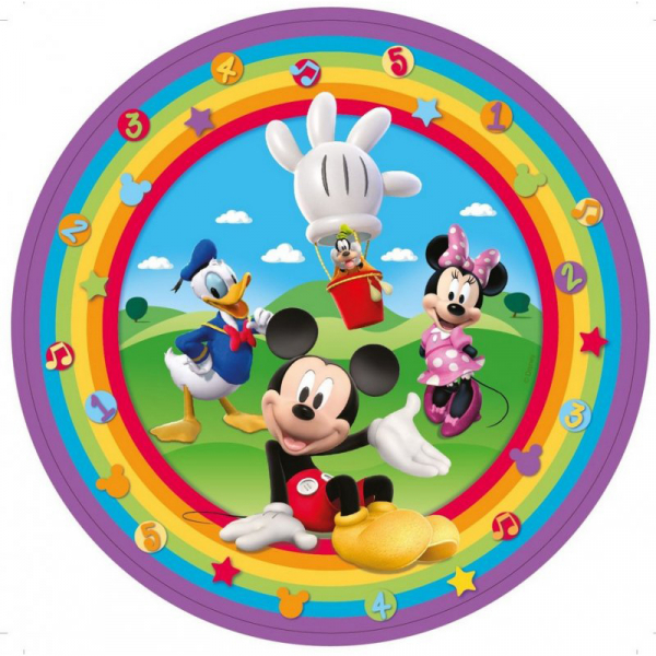 Mickey Mouse Clubhouse 23cm Round Plates 8PK