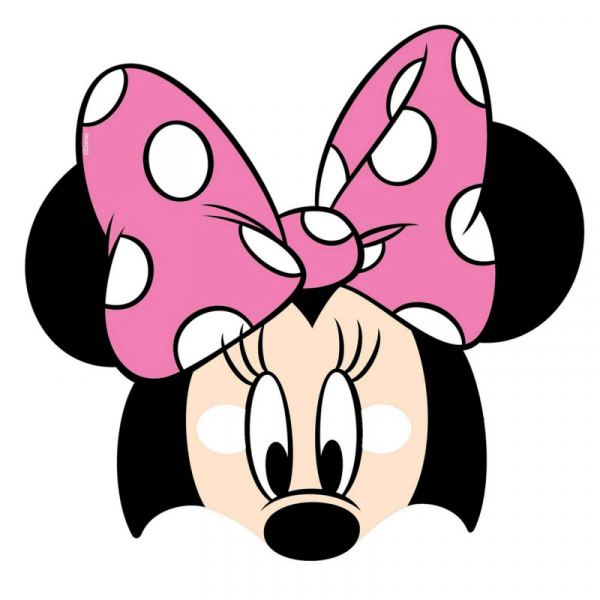 Minnie Mouse Paper Mask 8PK
