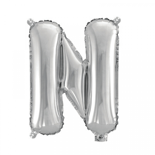 35cm 14 Inch Silver Foil Balloon N