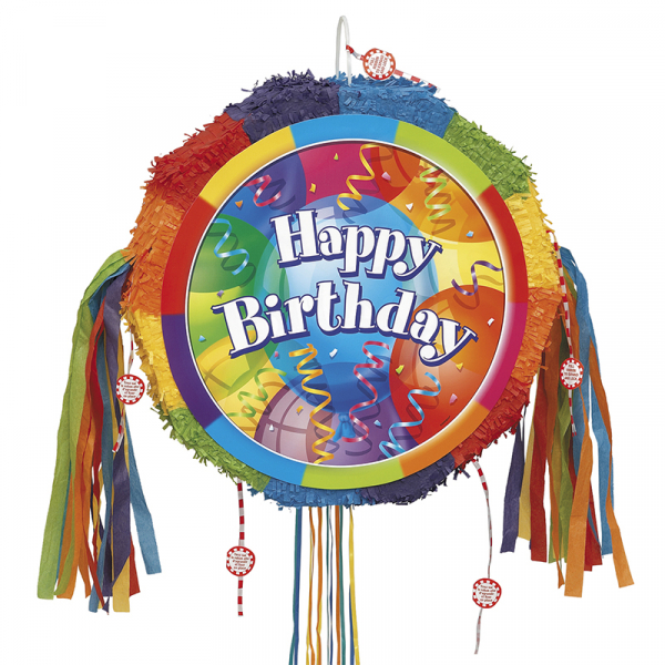 Pinata Brilliant Birthday Day Pop Out Pull String