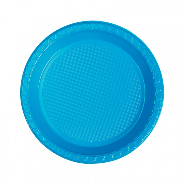 Five Star Round Snack Plate 17cm Electric Blue 20PK