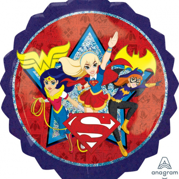 DC Superhero Girls Supershape Holographic Foil Balloon