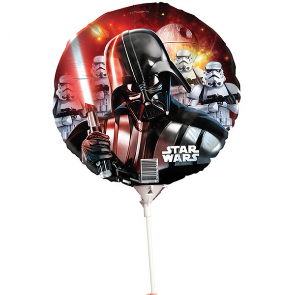 Star Wars Foil Balloon On Stick Darth