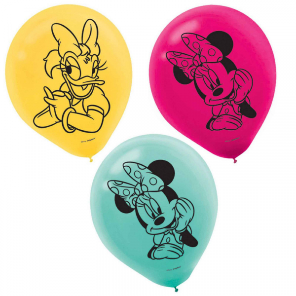 Minnie Mouse 30cm Latex Balloons 6PK