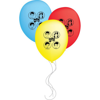 The Wiggles 30cm Latex Balloons 6PK
