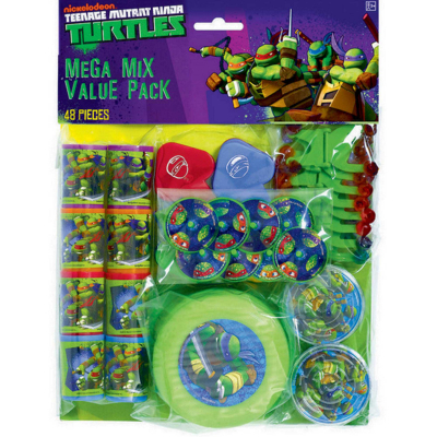 Teenage Mutant Ninja Turtles Mega Mix Value Pack Favors 48PK