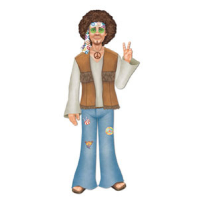 Male Hippie Jointed Cutout
