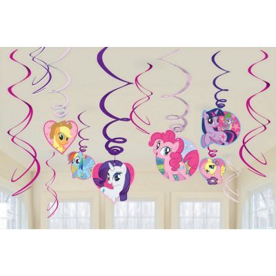 My Little Pony Friendship Swirl Decoration Value Pack 12PK