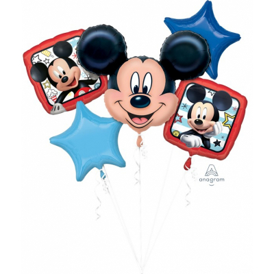Mickey Mouse Roadster Racers Foil Balloon Bouquet 5PK