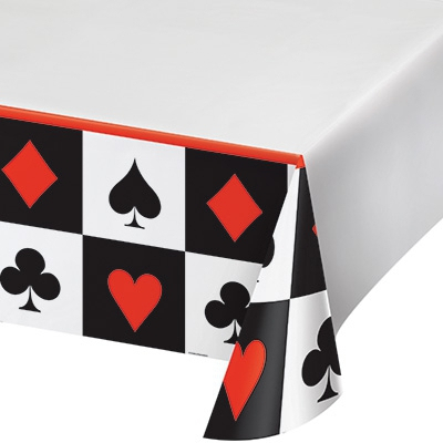 Card Night Plastic Tablecover