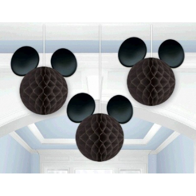 Mickey Mouse And Friends Honeycomb Decorations 3PK