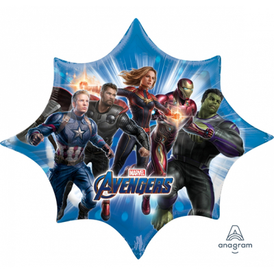 Supershape Avengers Endgame Foil Balloon Inflated with Helium