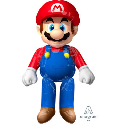 Airwalker Mario Brothers Inflated with Helium