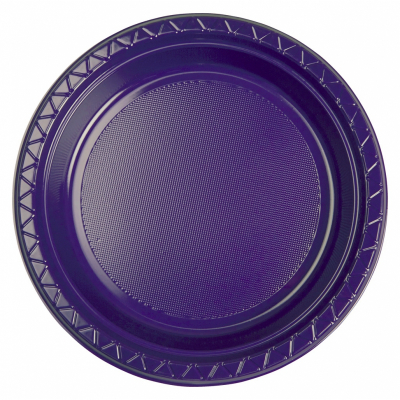 Five Star Round Dinner Plate 22cm Purple 20PK