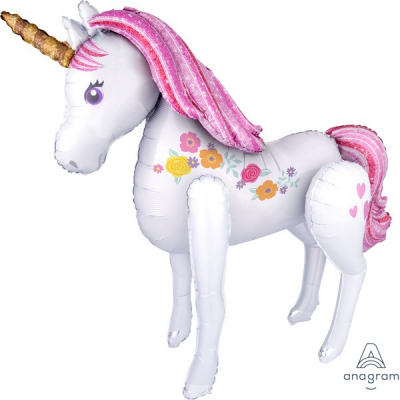 Airwalker Magical Unicorn Inflated with Helium