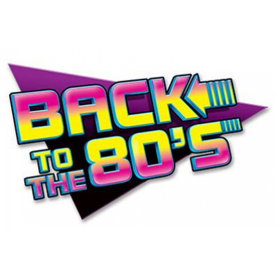 Back to the 80's Sign Cutout