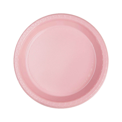 Five Star Round Snack Plate 17cm Classic Pink 20PK